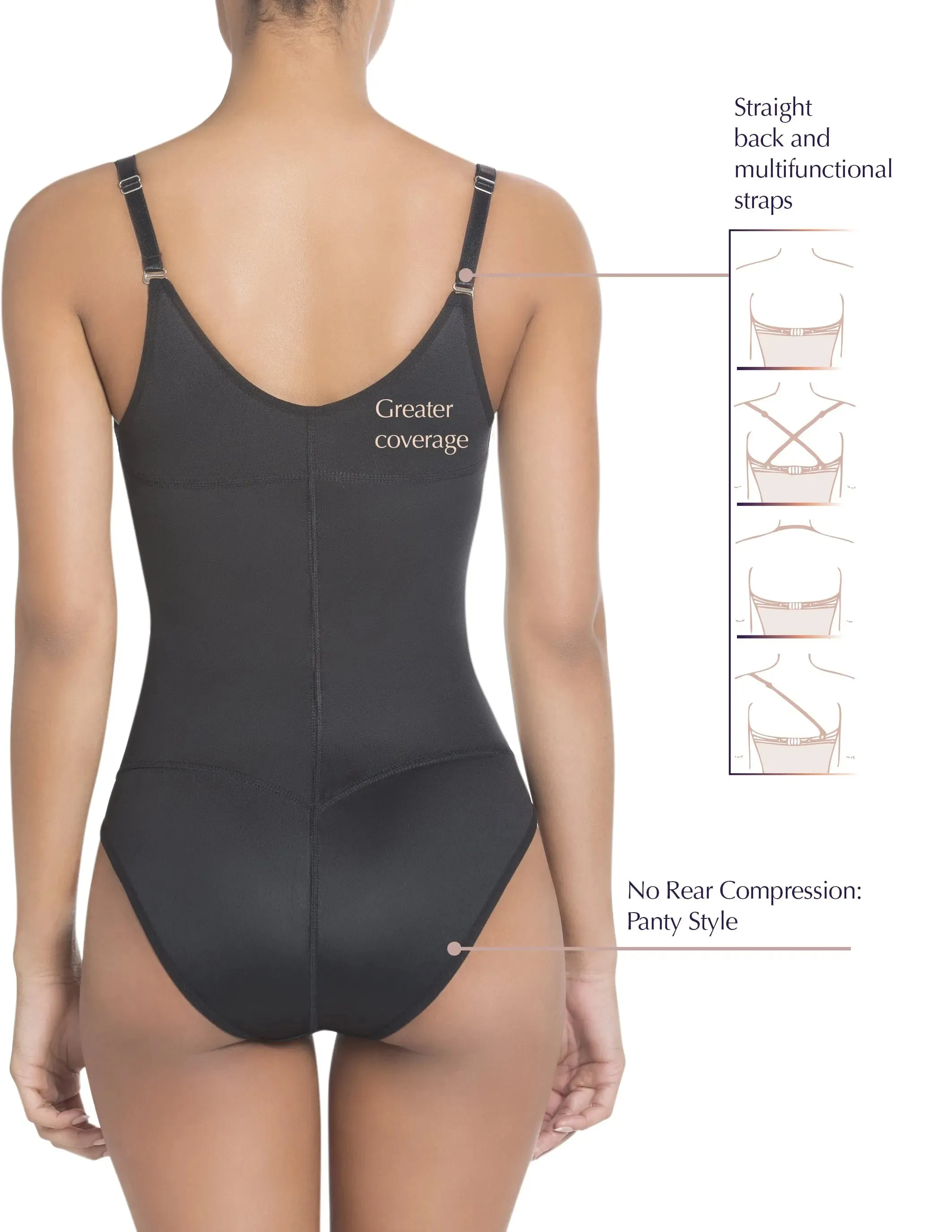 Siluet 1107P Thermal latex shaper panty style without zipper