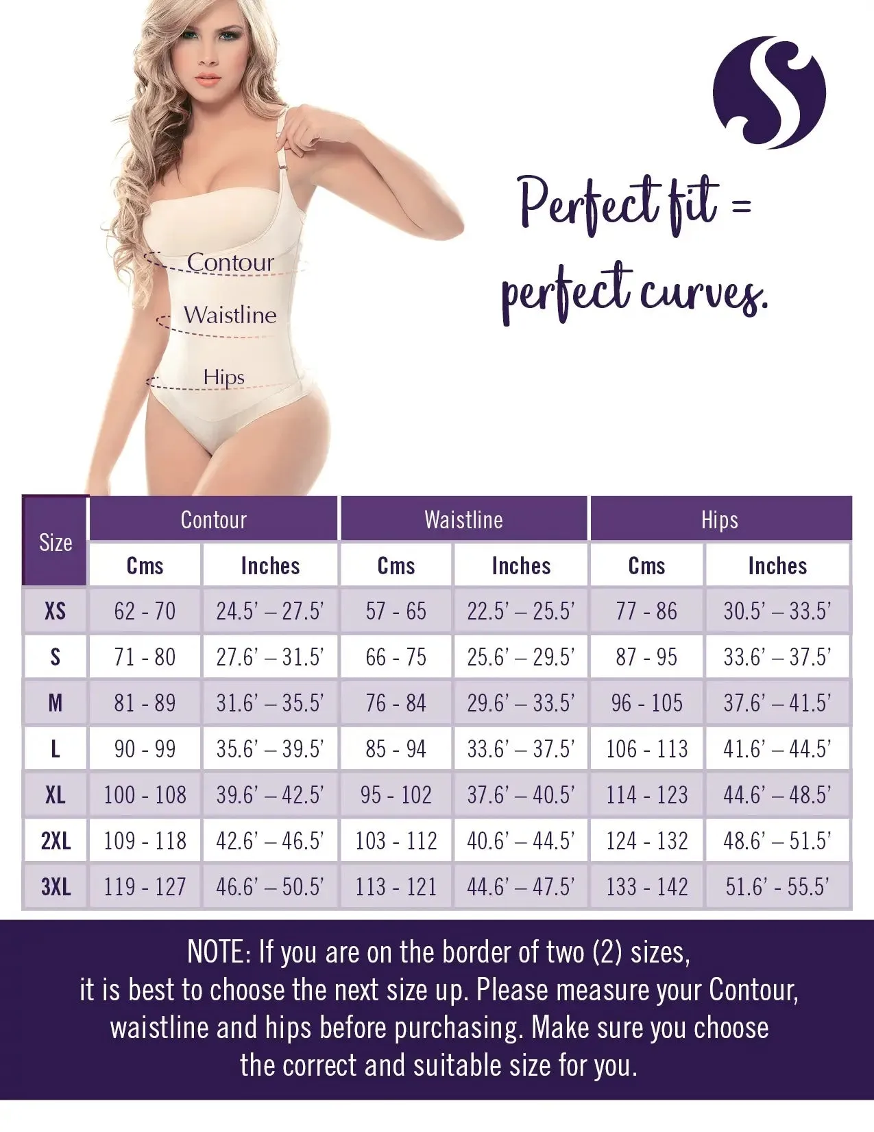 Siluet 1107P Thermal latex shaper panty style without zipper