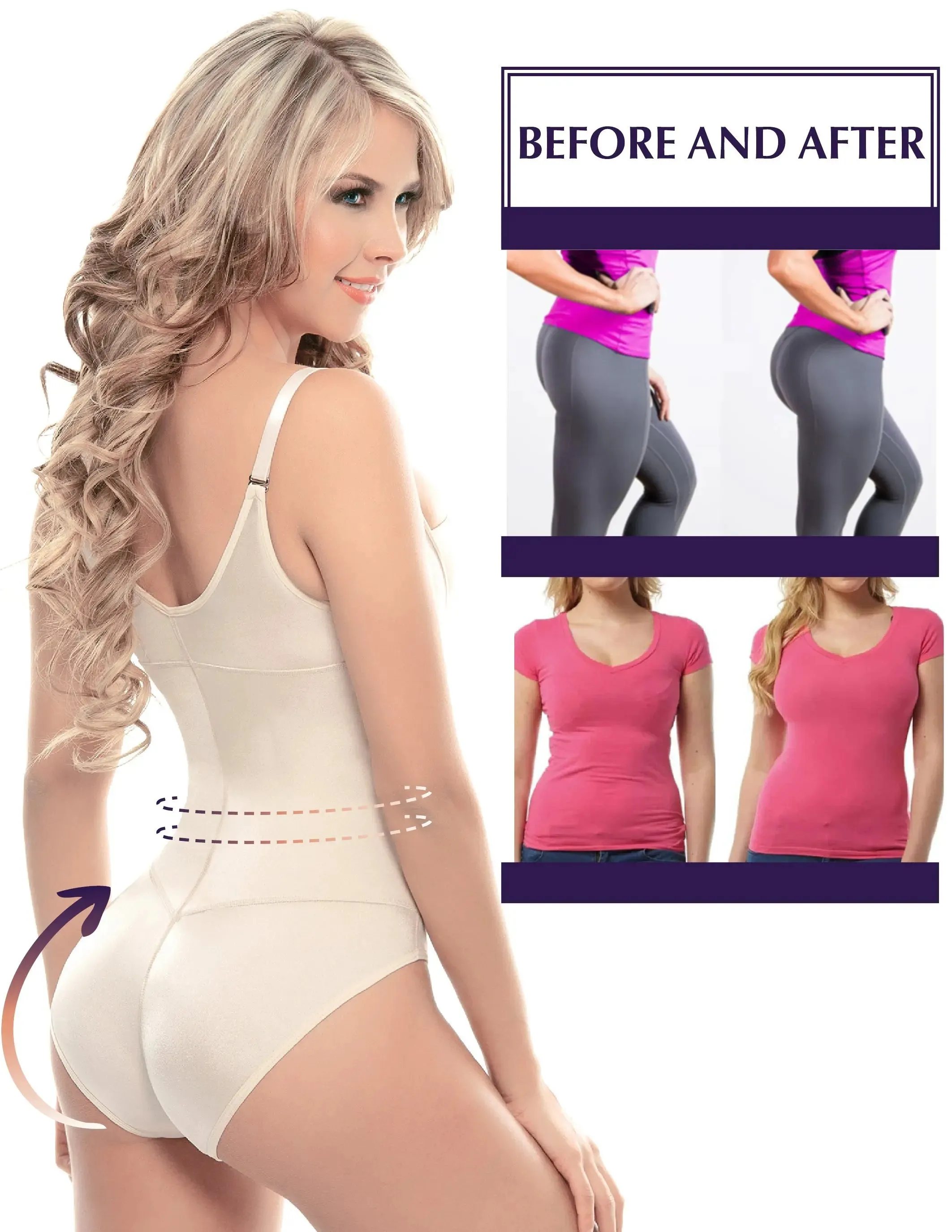 Siluet 1107P Thermal latex shaper panty style without zipper