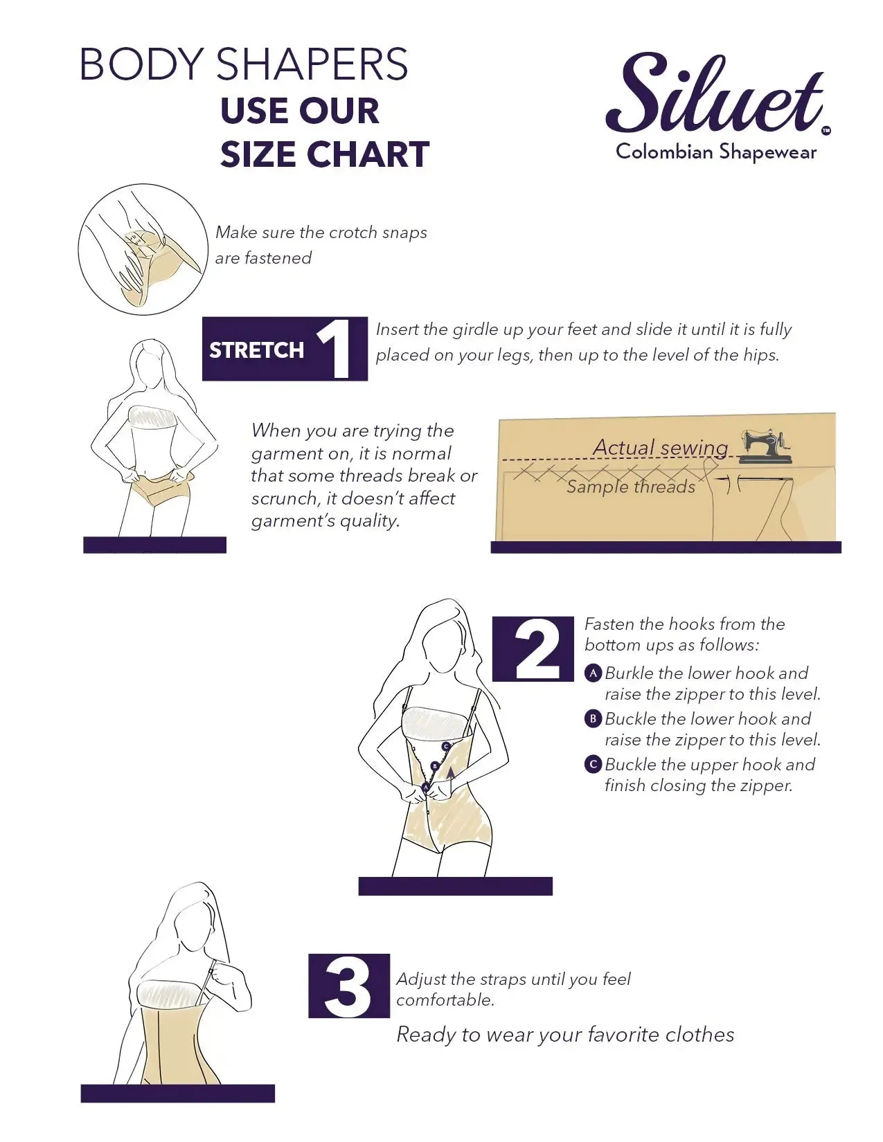 Siluet 1300 Braless Body Shaper Briefs