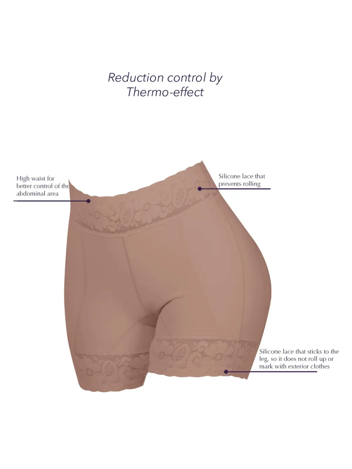Siluet 1409 Butt-lifter Shapewear Short Cocoa