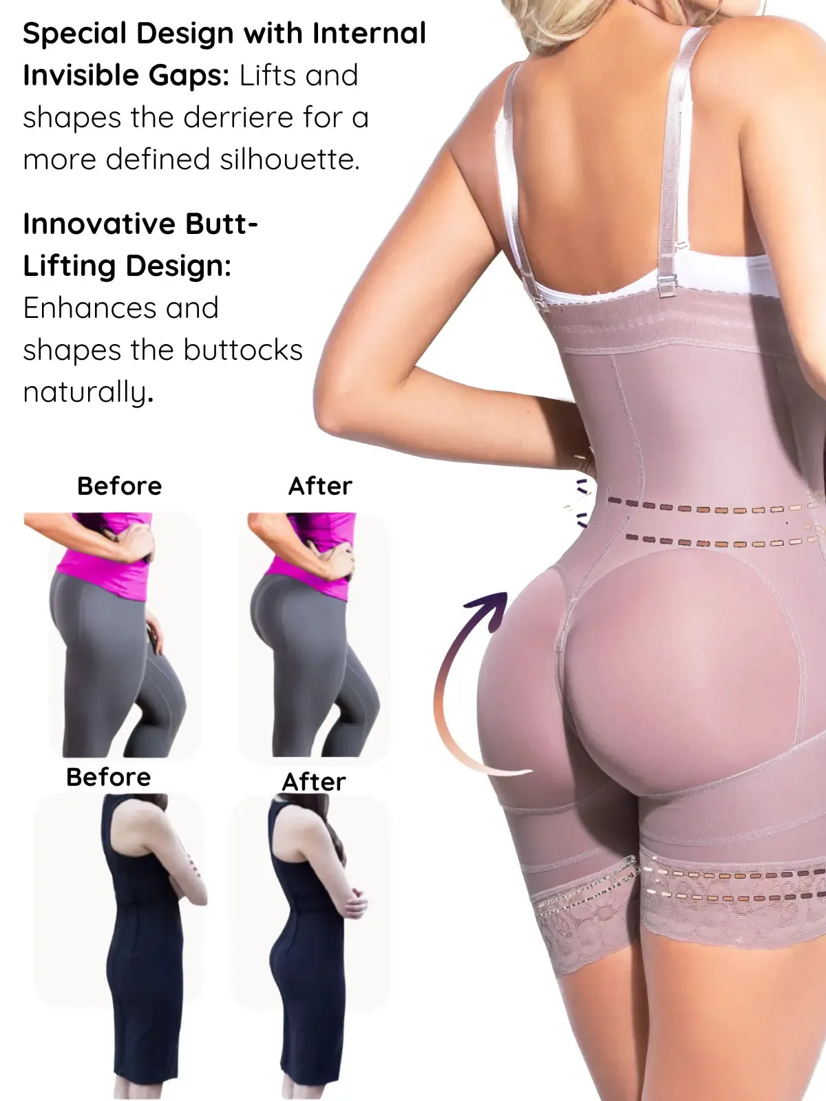 Siluet 7064ZC High Waist Butt Lifter Shapewear