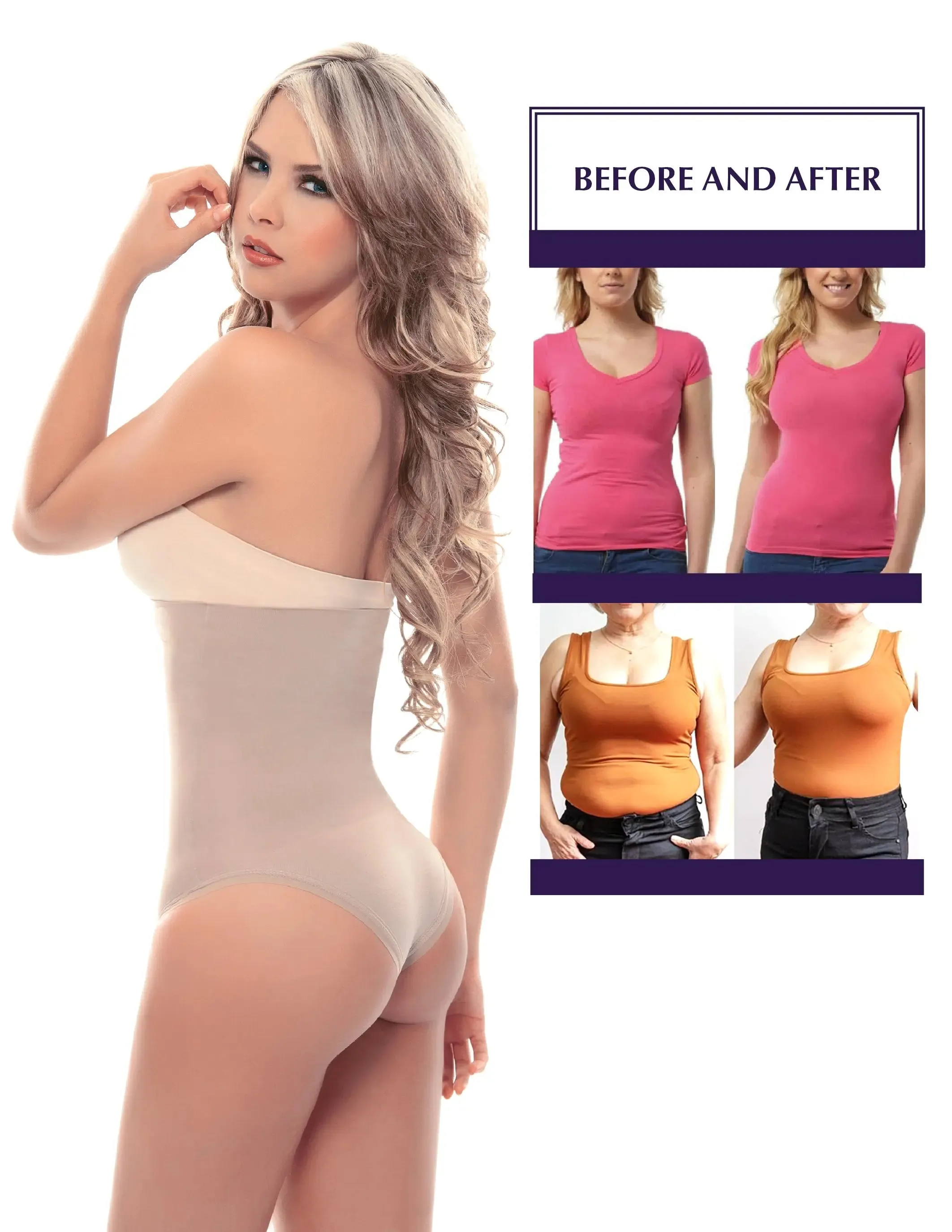 Siluet 934/935 Sleek Abdomen Control Shapewear