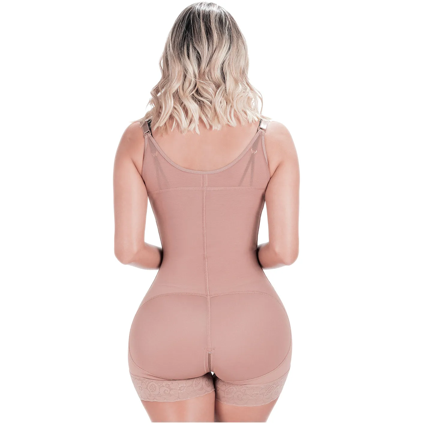 SONRYSE 068BF | Open Bust Short Shapewear Fajas Colombianas Postpartum & Post Surgery | Powernet