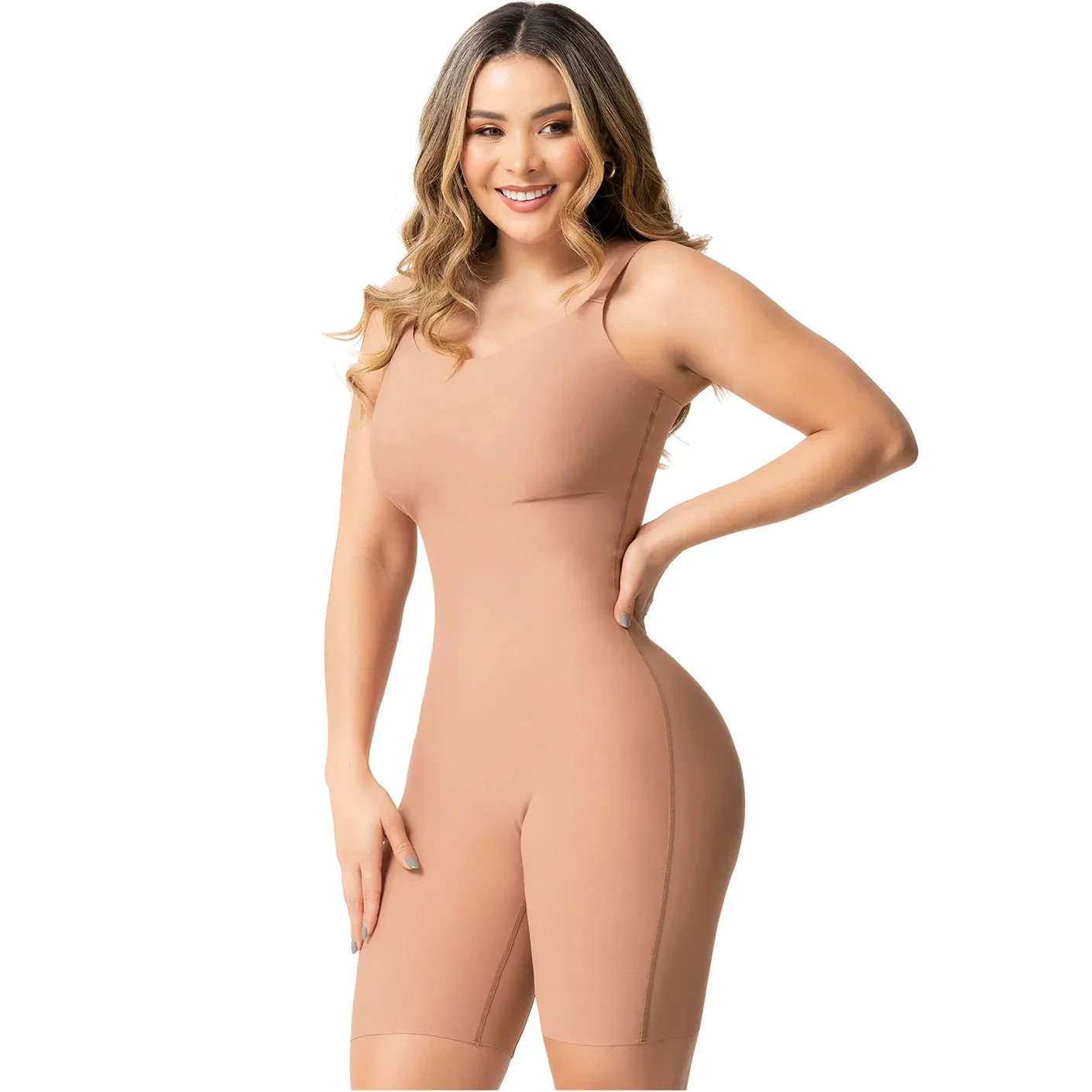 Sonryse SP43NC Seamless Shapewear Buttlifter Tummy Control Jumpsuit