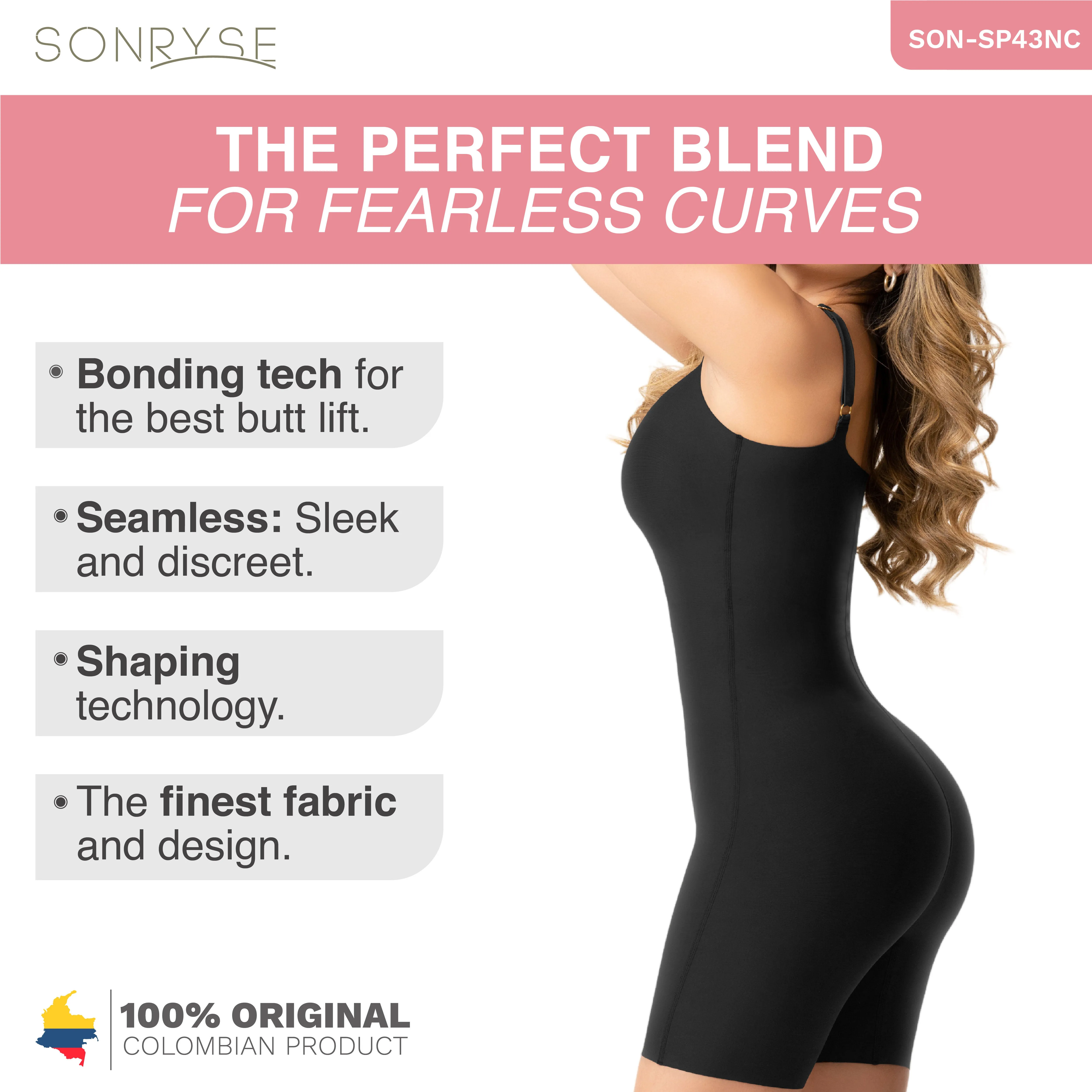 Sonryse SP43NC Seamless Shapewear Buttlifter Tummy Control Jumpsuit