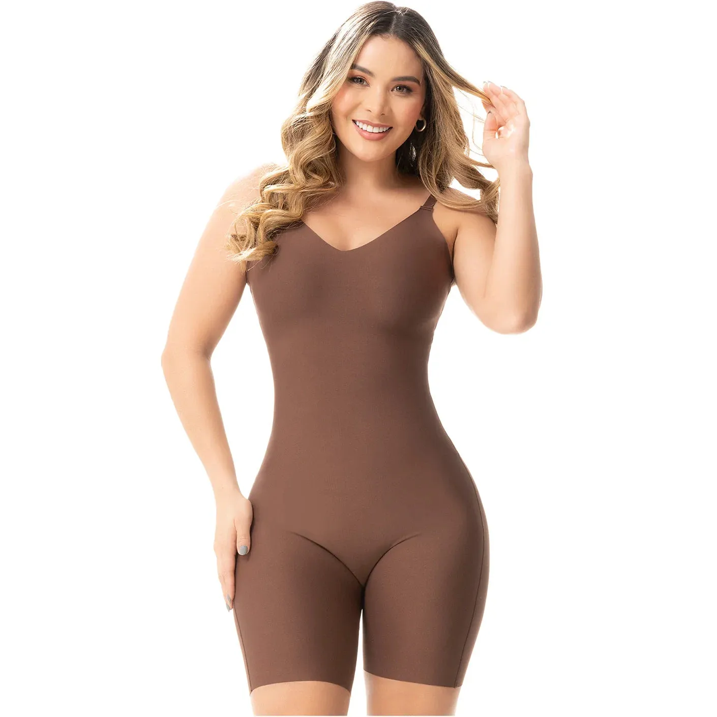 Sonryse SP44NC Butt Lifter Tummy Control Seamless Shapewear Jumpsuit