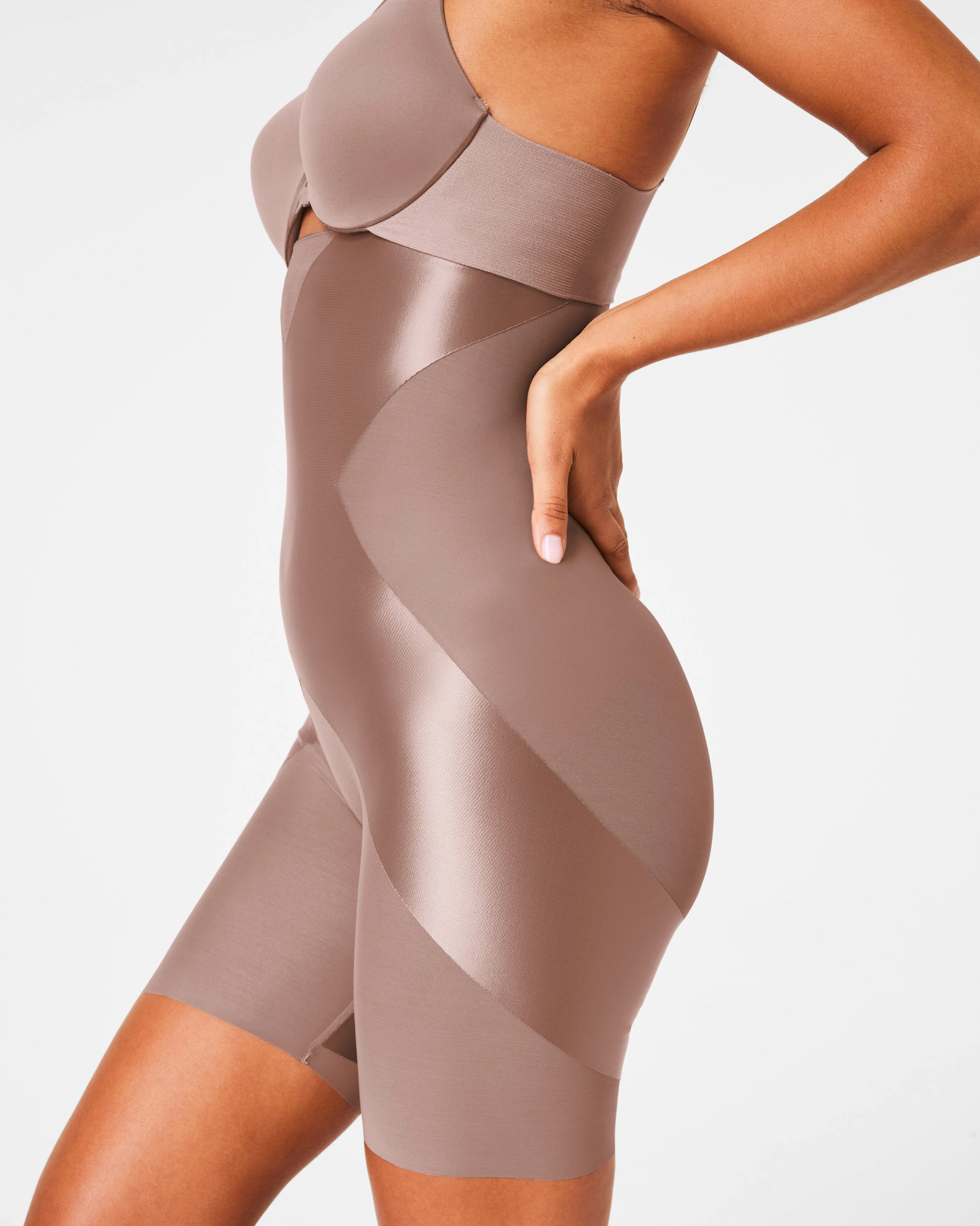 SPANXshape™ Satin-X™ High-Waisted Mid-Thigh Short