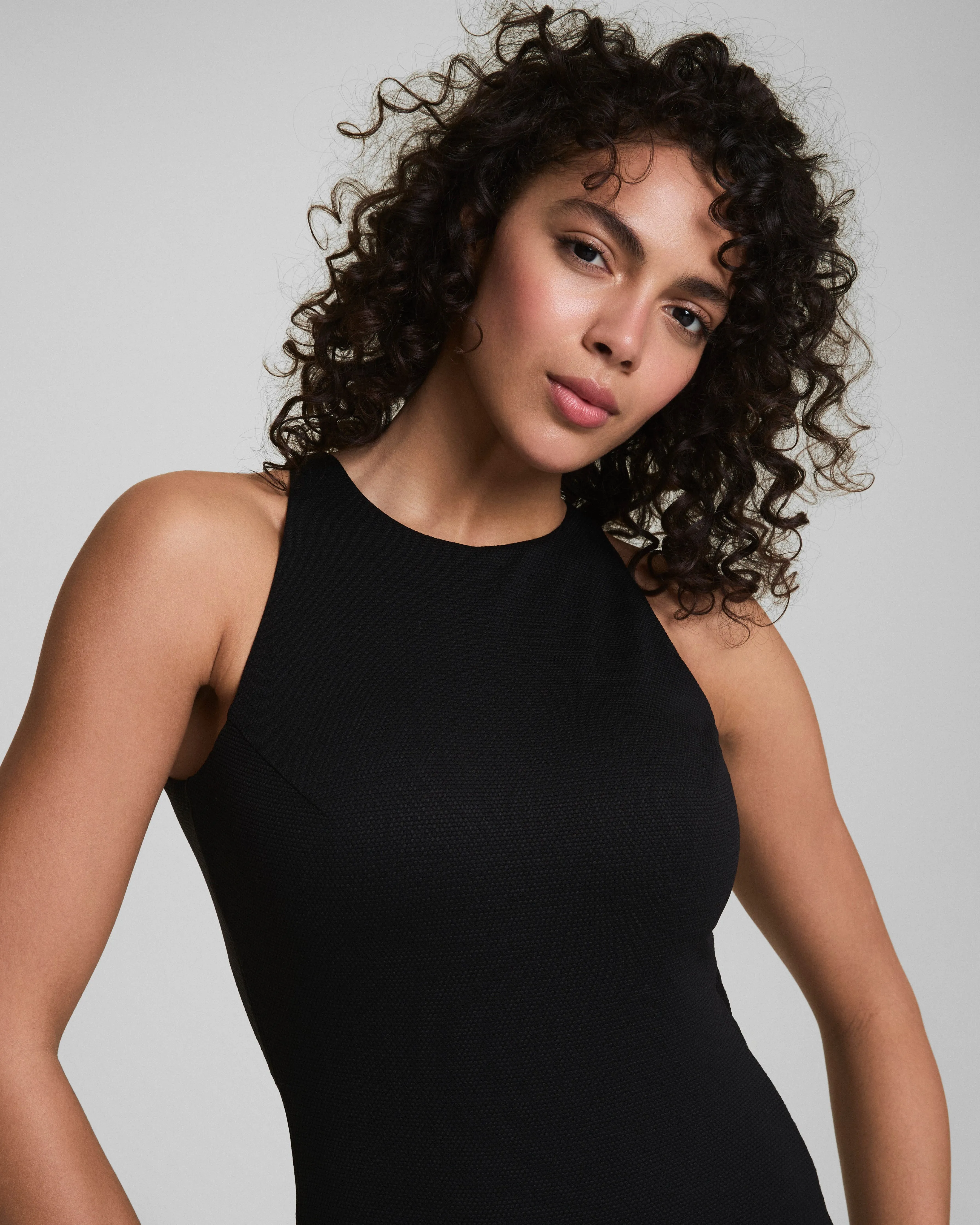 SPANXshape™ Swim Pique High Neck One-Piece