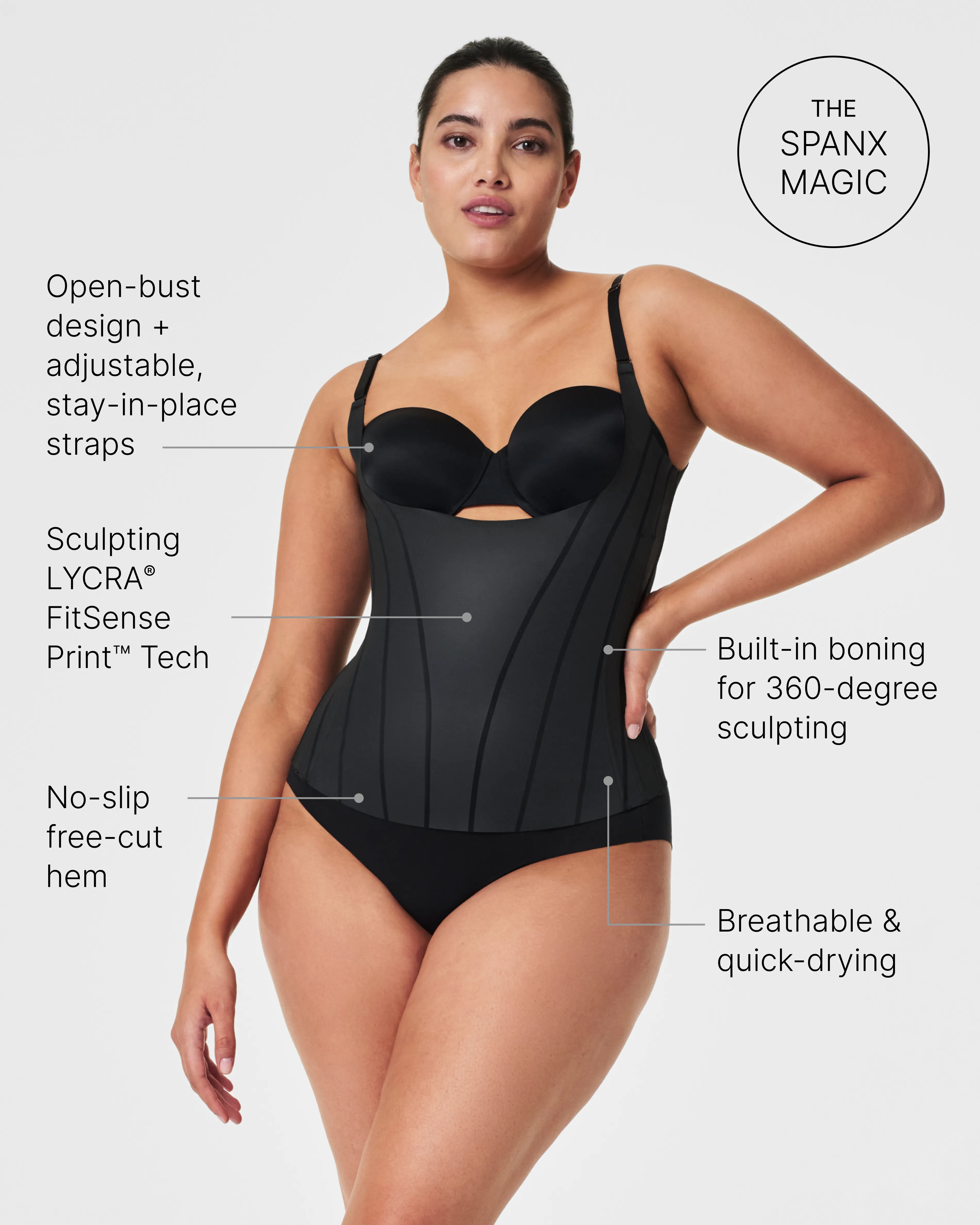 SPANXsupersculpt™ TotalContour Open-Bust Cami