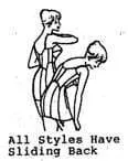 Style 8040 | All In One Inner Belt 13" Length (Forgotten Women Vintage Collection)