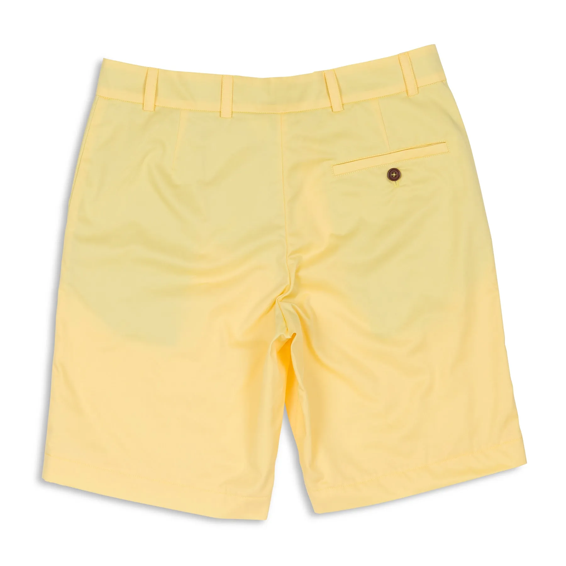 The Merchant Fox Cotton Shorts in Yellow