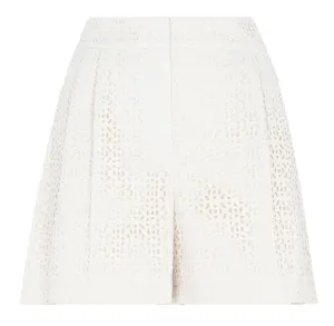 Theory Pleated High Waist Shorts