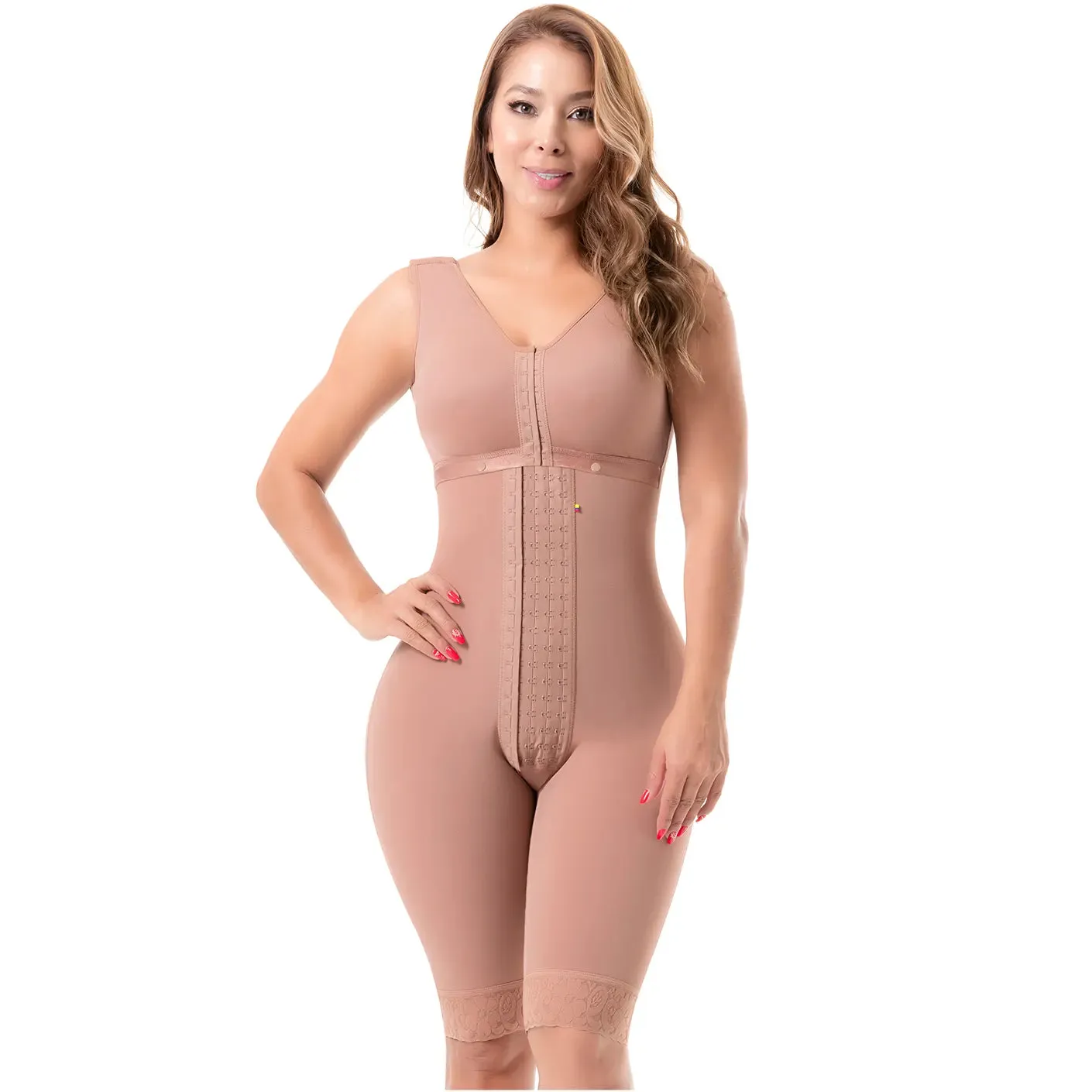 Thigh Liposuction Post-Surgery Faja, Built-in bra, Butt-lifting & Medium compression Sonryse 052BF