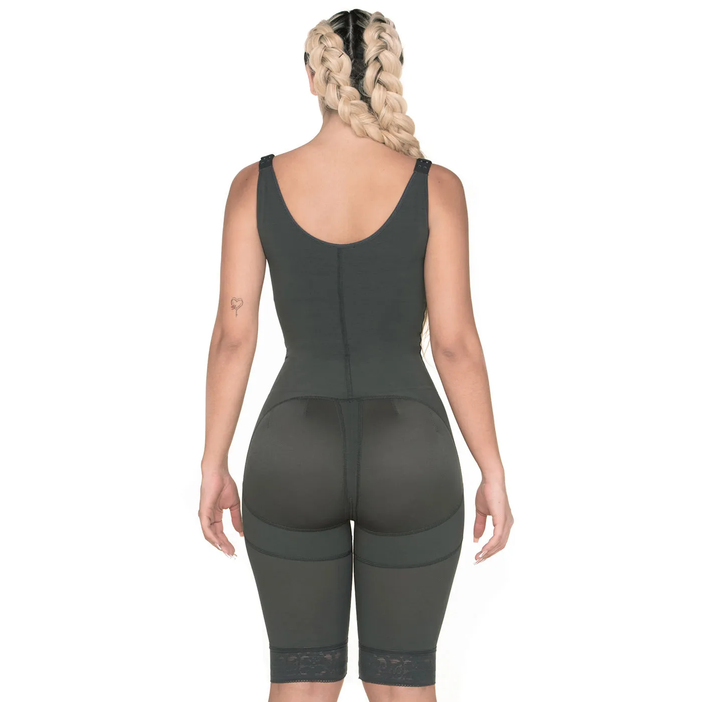 Thigh Liposuction Post-Surgery Faja with hook&eye compression levels, High back & Open bust MariaE FQ111