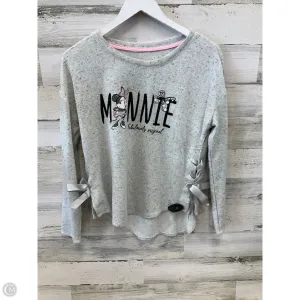Top Long Sleeve By Disney Store In Grey, Size: S
