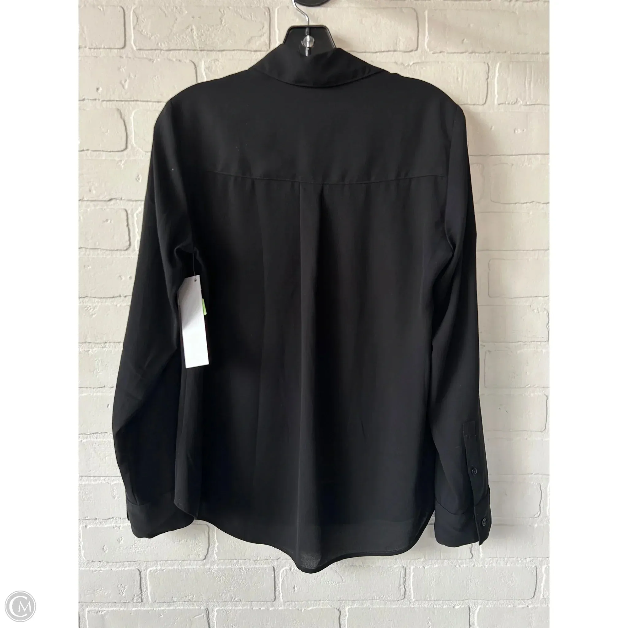 Top Long Sleeve By Express In Black, Size: S