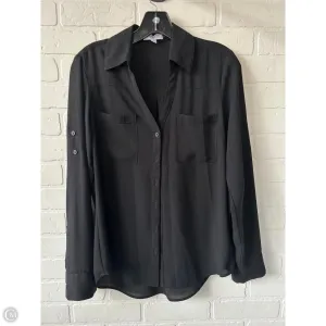 Top Long Sleeve By Express In Black, Size: S