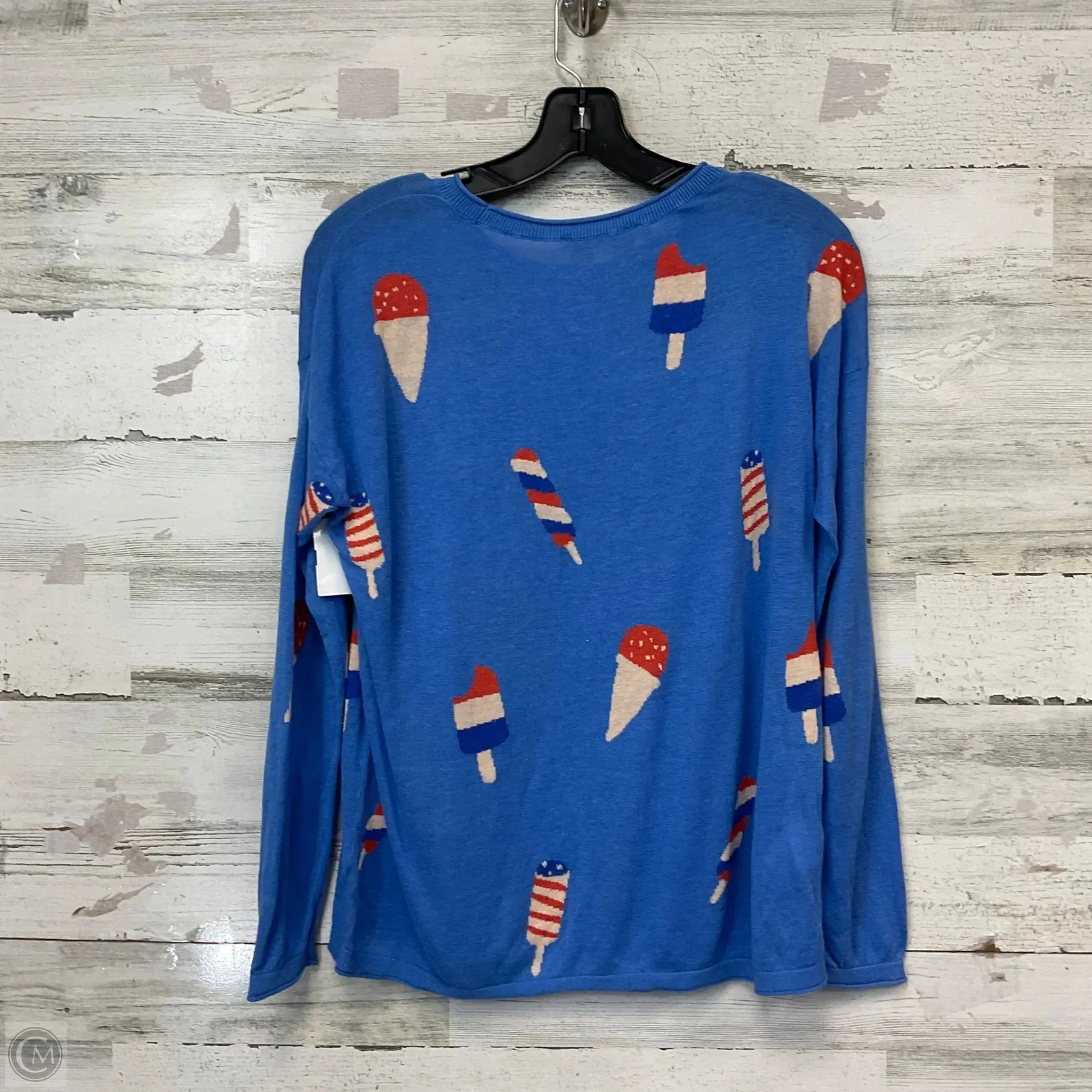 Top Long Sleeve By Loft In Blue, Size: S