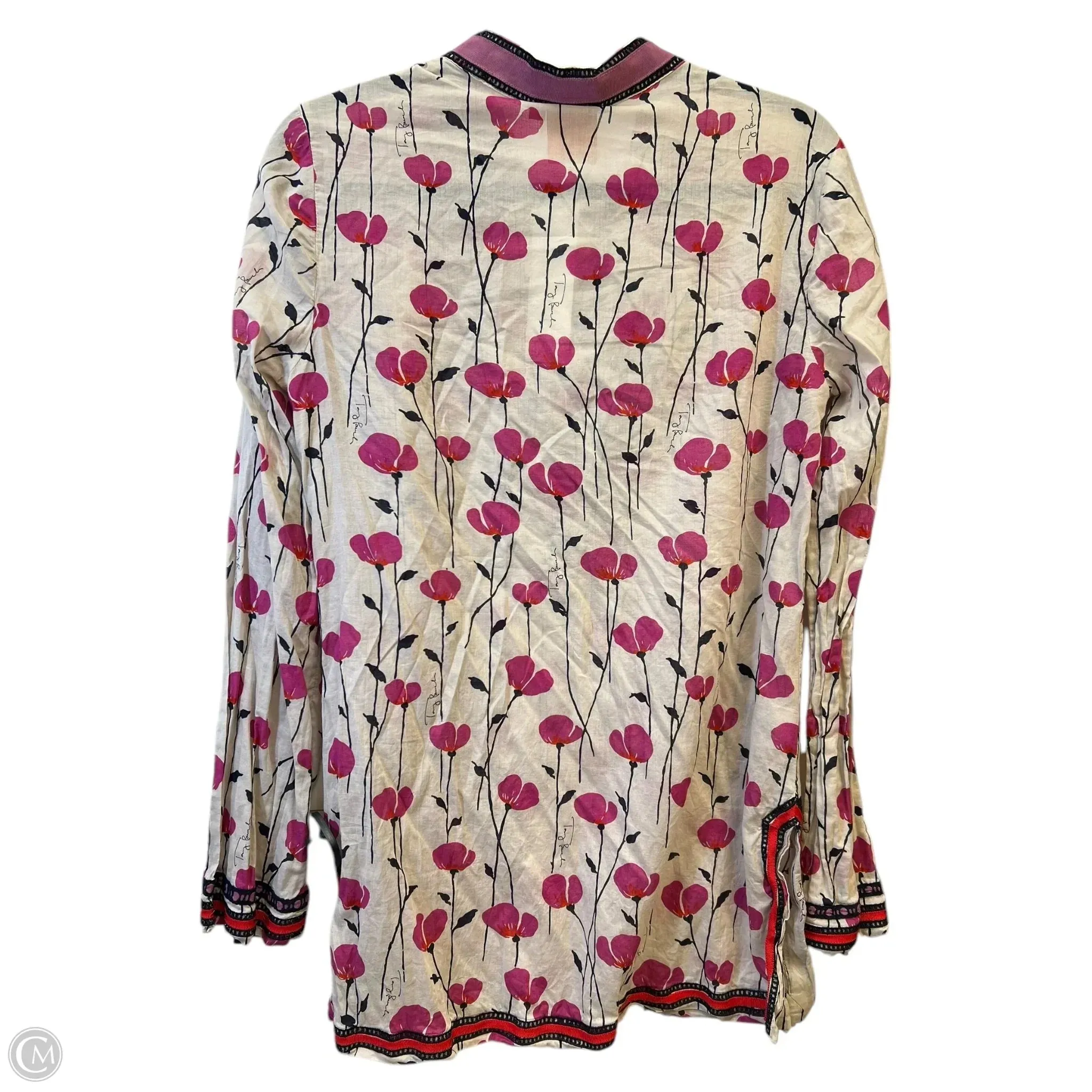 Top Long Sleeve Designer By Tory Burch In Multi-colored, Size: M