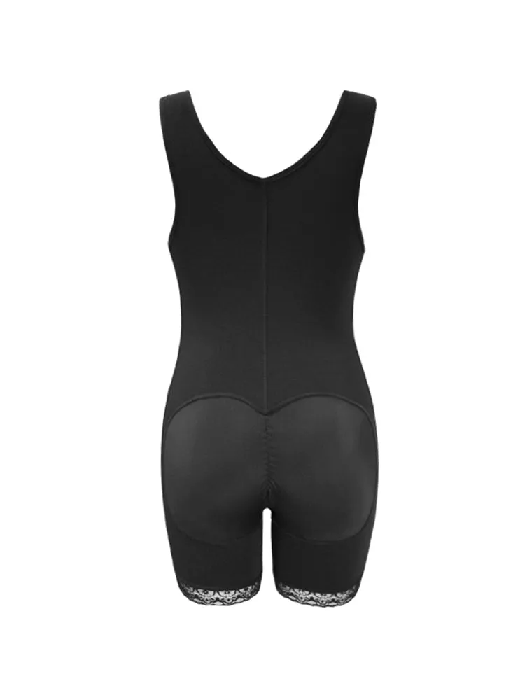 Wonmen's Side Zipper Open Hip Lift Tummy Control Shapewear