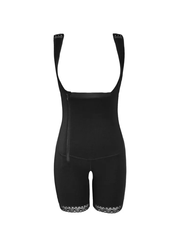 Wonmen's Side Zipper Open Hip Lift Tummy Control Shapewear